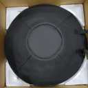 Handpan-Premium 432HZ 22 Inches 10 Notes D Minor Steel Hand Pan Drum Set,Silver Print Adults Handpan Drum