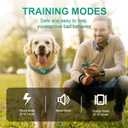 Touch-Screen Dog Shock Collar with Security Lock, 2600FT Dog Training Collar Features 3 Training Modes, Rechargeable & Waterproof, Suits Dogs of All Breeds and Sizes