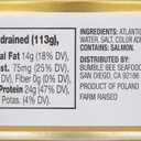 Bumble Bee Prime Atlantic Salmon, 5 oz Easy Open Cans (Pack of 12) - Premium Salmon - 24g Protein per Serving - Gluten Free & Kosher (EXP 07/01/28)