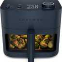 Chefman Crispinator Air Fryer 7-in-1 with 8 Qt Capacity, 450F Max Temp & TurboFry Pro Technology for Fast, Even Results, Bake, Broil, Dehydrate, Viewing Window, Nonstick Ceramic-Coated Basket
