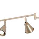 6-Light Modern Track Lighting Fixtures Ceiling, Flexible Foldable Arm and Rotatable Light Head, Champagne Gold Kitchen Track Lighting for Kitchen Islands, Dining Rooms, Bars