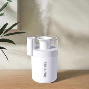 3 x Portable Mini Humidifier, 180ml USB Cool Mist Small Humidifiers for Bedroom, Personal Desktop Humidification for Car Office Travel & Indoor Plants(White)