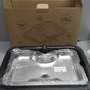 Large Dog Water Fountain SS304,12L Ultra-Purification Pet Drinking Dispenser with Visual Window,Widely Drinking Area,Deep Purification Filter,Triple Waterfall Structure,Low Water Indicator