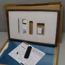 Wooden Frame with Magnet for Echo Show 21, Screen Protector, Magnet Stylus Pen,Magnet Remote case (Dark Brown)