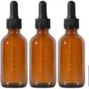 Dropper Bottle,2 oz 4 Pack Glass Droppers Bottle for Oils Eye Dropper Small Travel Oil Amber Dropper with 1 Funnel & 6 Labels - Essential Oils Bottles Tincture Bottles With Dropper Leakproof