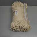 Lukery Chenille Bathroom Rugs Microfiber Bath Rugs Machine Washable Bathroom Mat Plush Bath Mats Winter Bathroom Rug Non Slip Washable Kitchen Rugs Door Mat Floor Mats (20"x32",Cream)