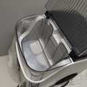 Antarctic Star Nugget Ice Maker Countertop, Chewable Nugget Ice Machine with Automatic Cleaning, Fast Ice Making 34Lbs/24H, One Click Operation for Office/Home/Bar (Stainless Steel Silver)