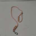 Mile High Life | Premium Leather Dog Leash | Strong Rope Leash | Leather Handle | Zinc Alloy Strong Clasp | Small Medium Large Dogs | 4/5/6 Feet(Pink, 48 Inch (Pack of 1))