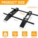 Heavy Duty Cable Roller Stand, Commercial Industrial Grade Steel Wire Dispenser，for Reels up to 39" Width, Cable Drum Roller for Cord Management,Load Capacity 2Ton