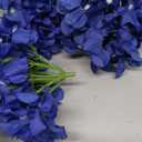 Artificial Hydrangea Flowers Pack of 10 Royal Blue Fake Hydrangea with Stems for Wedding Home Party Shop Baby Shower Decor Table Centerpieces Bouquets DIY Floral Decoration