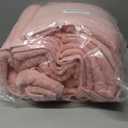 REDKISS 100% Cotton Bath Towels Set of 2, Extra Large Bath Sheets 35 X 70 Inches, Super Soft, Highly Absorbent & Quick Dry Shower Towels for Bathroom, Gym, Spa, Pool & Hotel, Pink