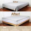 Fitted Bed Sheet Straps Bedroom Bed Sheet Holder Sheet Fasteners Keep Sheets in Place Elastic Sheet Strap Mattress Sheet Holders for All Mattress Sizes (Twin)