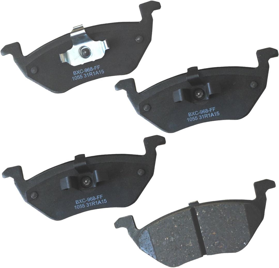 Bendix Premium SBC1055 Ceramic Rear Brake Pads for Ford Escape 2008-2005, Mazda Tribute 2006-2005, Tribute 2008, Mercury Mariner 2008-2005