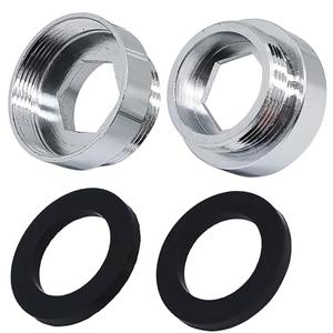 Faucet Adapter Aerator For Water Purifier,24mm Female x 1mm To 22mm Male Connector,Faucet Adapter Brass Fitting,Tap Connector Aerator For Bathroom Kitchen(Silver