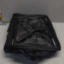 100L Large Laundry Basket with Wheels, 26 GAL Rolling Laundry Hamper with Handle, 30" Tall Rectangular Laundry Basket for Corner, Collapsible and Foldable, (Black)