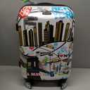 Rockland Departure Hardside Spinner Wheel Luggage, Carry-On 20", New York