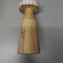 HD 8 IN WOOD CANDLE HOLDER