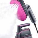 Jack ＆ Rose Travel Steamer Iron for Clothes,1200w Iron Steamer,Portable Handheld Travel Size Steamer iron,8S Fast HeatUp，Large Ceramic Heat Panel