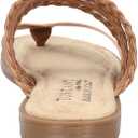 Women's Anji Flat Sandal, Tan, 10