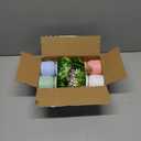 Der Rose 4 Pack Fake Flowers Small Artificial Faux Plants Indoor Summer Spring Decor for Centerpiece Table Decorations Home Office Desk Wedding Apartment Decor