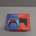 Wireless Switch Controller for Nintendo Switch/Switch 2/Lite/OLED Controller, Switch Controller with a Mouse Touch Feeling on Back Buttons, Extra Switch Pro Controller with Wake-up,Programmable, Turbo Function (Red+Blue)