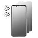 JELLYEA 4 Pieces, 2 x Matte Screen Protector for iPhone 16 Pro Max (6.9 Inches) and 2 x Transparent Camera Lens Protector, Matte Tempered Glass for Apple iPhone 16 Pro Max Anti-Glare Anti-fingerprint