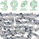 24-Inch Carbide Chainsaw Chain, 3/8" Pitch, .058" Gauge, 84 Drive Links for Husqvarna 372XP, 572XP, 395XP, 592XP and Echo CS-7310P