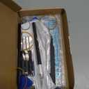 Rear Back Glass Replacement for iPhone 14 Plus 6.7-inches + Pre-Installed Plate and Camera Frame and Lens + Reparing Tool Kit (Purple)