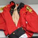 aicoaub Mens George Washington Costume Founding Father Costume Adult Hamilton Colonial Revolutionary War Outfit with Wig Hat XL