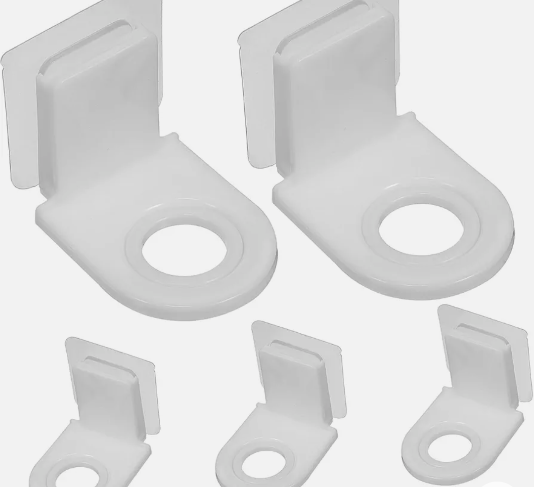 5Pcs Bathroom Wall Hanging Hooks and Shampoo Bottle Holder Strong Adhesive Bath Organizer for Efficient Bathroom Storage and Easy Organization