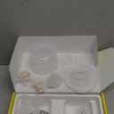 Wearable Breastfeeding Pump Hands Free of Long Battery Life, Portable Electric Breast Pump with 3 Modes and 9 Levels, LED Display, Anti-backflow, 16/18/20/22/24mm Flanges & Inserts, 2 Pack (Pink)