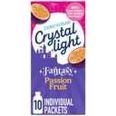 2 x Crystal Light Drink Mix, 10 Individual Packets, Hydration for Book Lovers and Fantasy Readers, Passion Fruit Artificial Flavor, Zero Sugar, No Artificial Dyes, 0.12 oz (EXP 03/01/28)