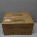 SENTVEND 37 Oz Glass Storage Jars with Bamboo Lids - 6 Pack Clear Glass Canisters Square Airtight Stackable Ideal for Pantry Storage Containers Organizers Great for Storing Oats Coffee Beans Nuts etc