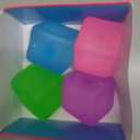 4 Pack Stress Cube, Slow Rising Ice Cube Stress Balls for Adults Kids, Sensory Fidget Toy for Anxiety Relief, Square Shape Squishy Balls for Classroom Prizes, Cube Squishy for Party Favors