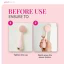 Clean, Acne, and Redvolution - Electric Facial Cleansing Brush, Smart Facial Device with Silicone Brush & Anti-Aging Massager, Red and Blue LED Light