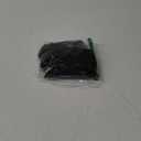 Blooming Jelly Women's Casual Round Neck Basic Pleated Top Cap Sleeve Curved Keyhole Back Chiffon Blouse, L, Black