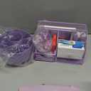 Purple Desk Organizers and Accessories With Mesh Desk Organizer and 360Rotating Pen Holder and a Lot of Office Purple Office Supplies Beautifully Presented in a Gift Box Christmas Gifts