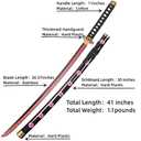 Bamboo Zoro Swords Roronoa Zoro Cosplay Prop enma Zoro Sword About 41 Inches Original Textures for Anime,Suitable for Cosplay, Decoration, Collection, Stage Performance and Gift. (7)