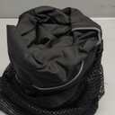 Upgraded 600D Fade and Tear Resistant Trailerable Full Outboard Motor Cover,Waterproof and UV-Proof Boat Motor Cover,Boat Engine Cover with Reflective Strips and Adjustable Strap(Fits 100-150 HP) (black)