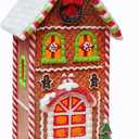 MOMENTS IN TIME Gingerbread Village House LED Light Up Christmas Decoration 12.9 Handcrafted Polyresin Holiday Dcor Battery Operated Christmas Village Scene Gift Packaging Included