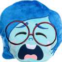 Inside Out 2 Flip-A-Mood Reversible Plush Joy/Sad, Easter Basket Fillers, Gifts, Presents, Kids Toys for Ages 3 Up by Just Play