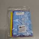 Sosun 22x22 Bandana, Face Mask, Square Scarf, Headwear, Multipacks Made From 100% Cotton (Black, Black/Turquoise/Black/Pink)