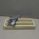 Velvet Hangers, 20pcs Heavy Duty Flocked Pant Hanger with Non-Slip Trouser Bar, 35cm(L) Adult Clothes Hangar with Swivel Hook, Slim Felt Perchas Terciopelo for Shorts, Dress, Scraf, Bar (Beige-Silver)