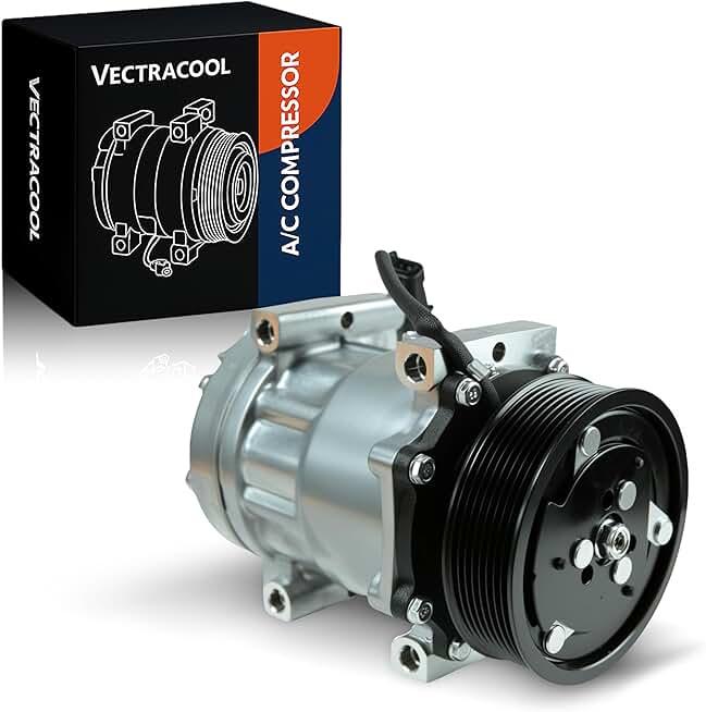 19193007 Air conditioner A/C Compressor Compatible with Dodge Ram 2500 3500 5.9L 1994-2005, Ram 4000 5.9L 2005 Replacement #55055339