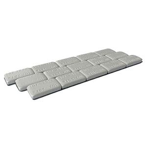ZERINT 1 oz, Grey, 15 pcs, Wheel Adhesive Stick-on Weight Mellow Style WW-100RG15