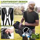 Lightweight 3-Way Golf Stand Bag – Compact Carry/Range Bag for 6–8 Clubs, Top Handle, Dual Strap, Multiple Pockets, Ideal for Practice & Par 3