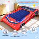 joyson Blow up Mattress Kids, Extra Large Kids Air Mattress with Electric Pump, Portable Toddler Inflatable Mattress for Home, Sleepovers, Camping, Travel, Single
