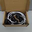 LP1970 Phenolic Candelabra Socket, Light Socket, E12 Socket Light, Bulb Socket, E12 Lamp Socket with 1.25 Inch Shoulder Screw Ring, 6 Inch Wire Leads, 6Pcs