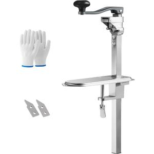 Commercial Can Opener Heavy Duty,24.6 Manual Can Opener for Large Cans Up to 17.7, Tabletop Industrial Can Opener with Replaceable Blade for Restaurants, Bars, Canteens