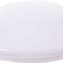 POPETPOP Flush Mount Ceiling Light, Plastic Mushroom Light Shade Replacement, Lamp Dustcovers for Wall Sconce, Chandelier Lamps, Ceiling Lighting Fixtures 22.6cm (27.00X27.00X4.50CM)